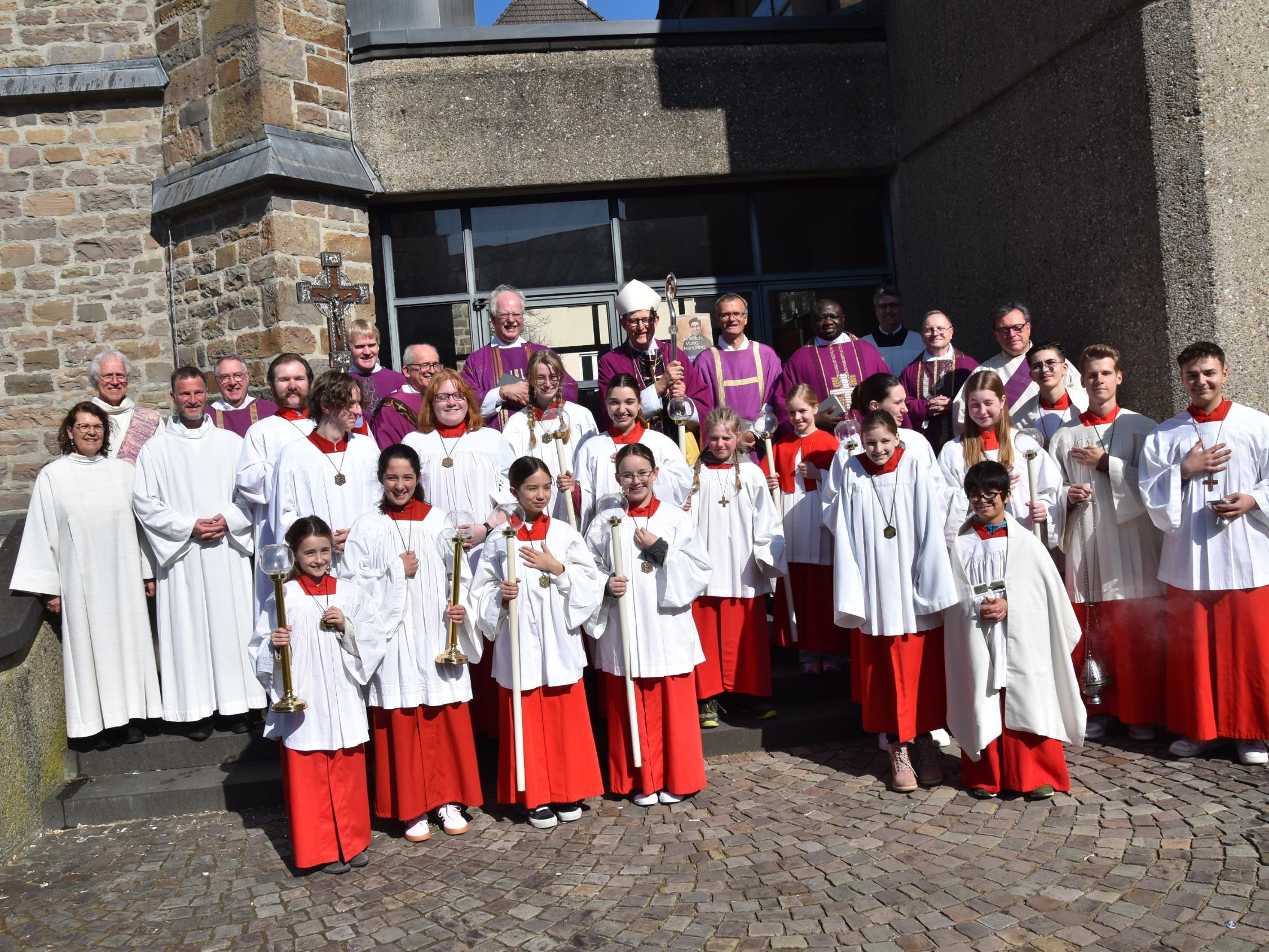 Gruppenbild nach der Hl. Messe