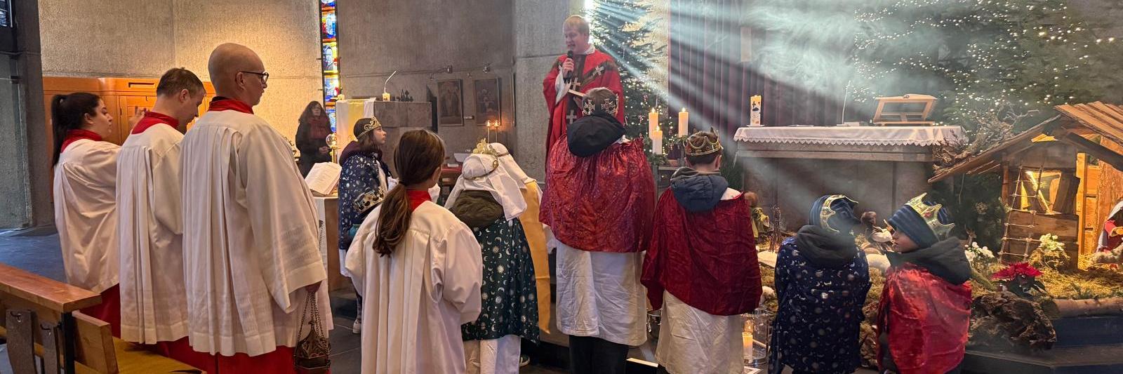 Aussendung der Sternsinger