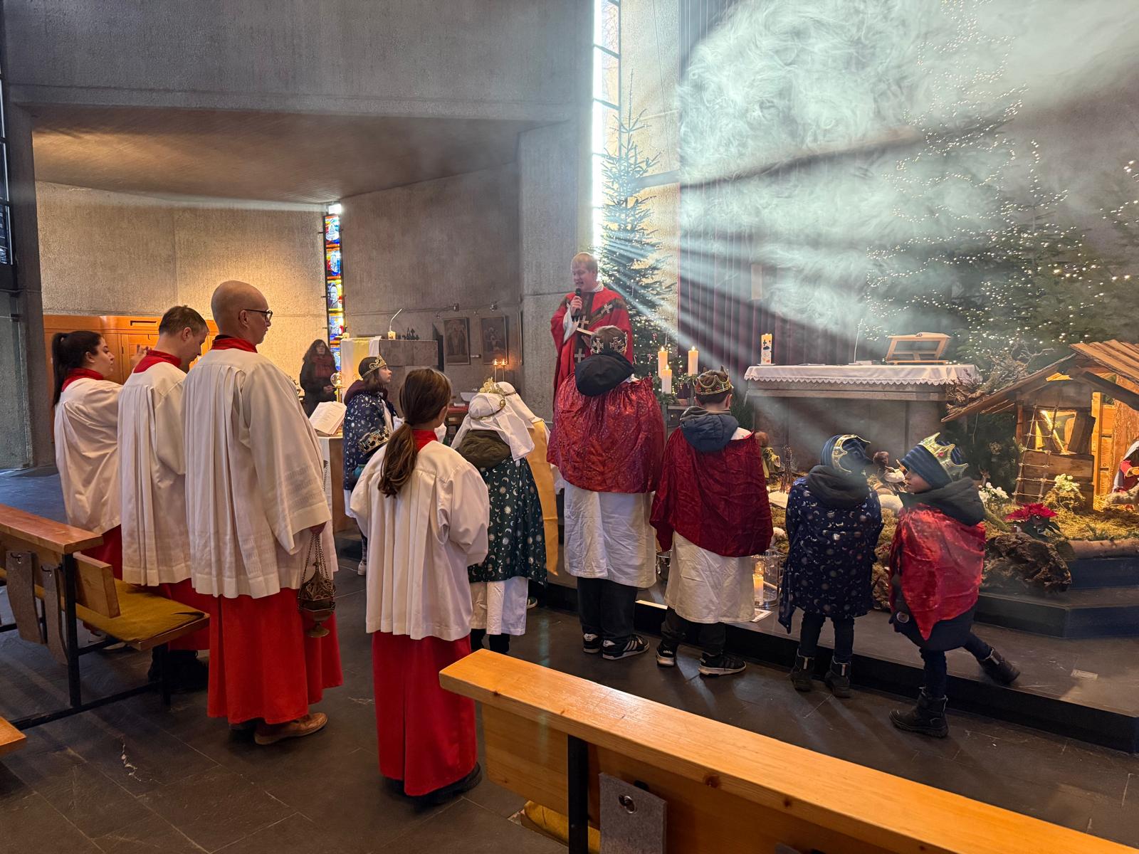 Aussendung der Sternsinger